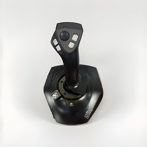 VTG Microsoft Side Winder Force Feedback Pro + Logitech Wingman Joystick Control - Picture 5 of 13